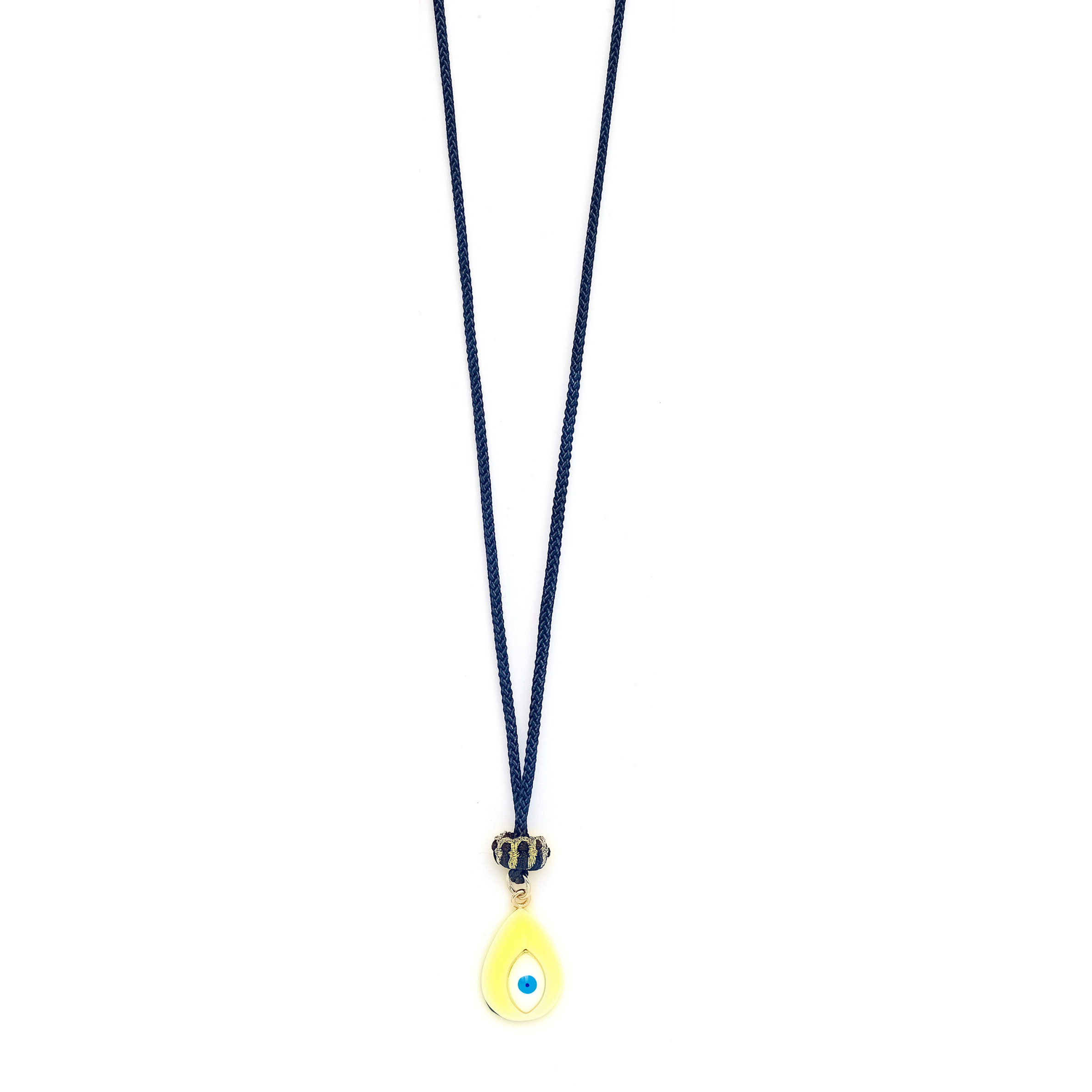 Carnival Evil Eye Teardrop Necklace