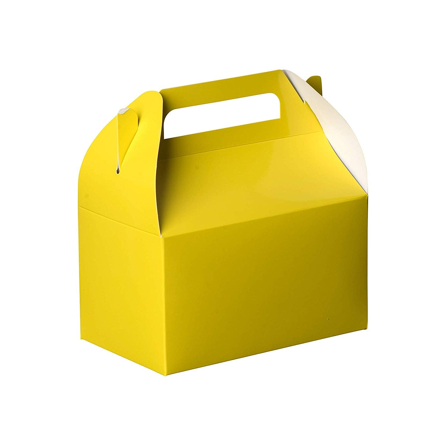 Yellow Party Favors Paper Treat Boxes 12 Pack 6.25" X 3.75" X 3.5"