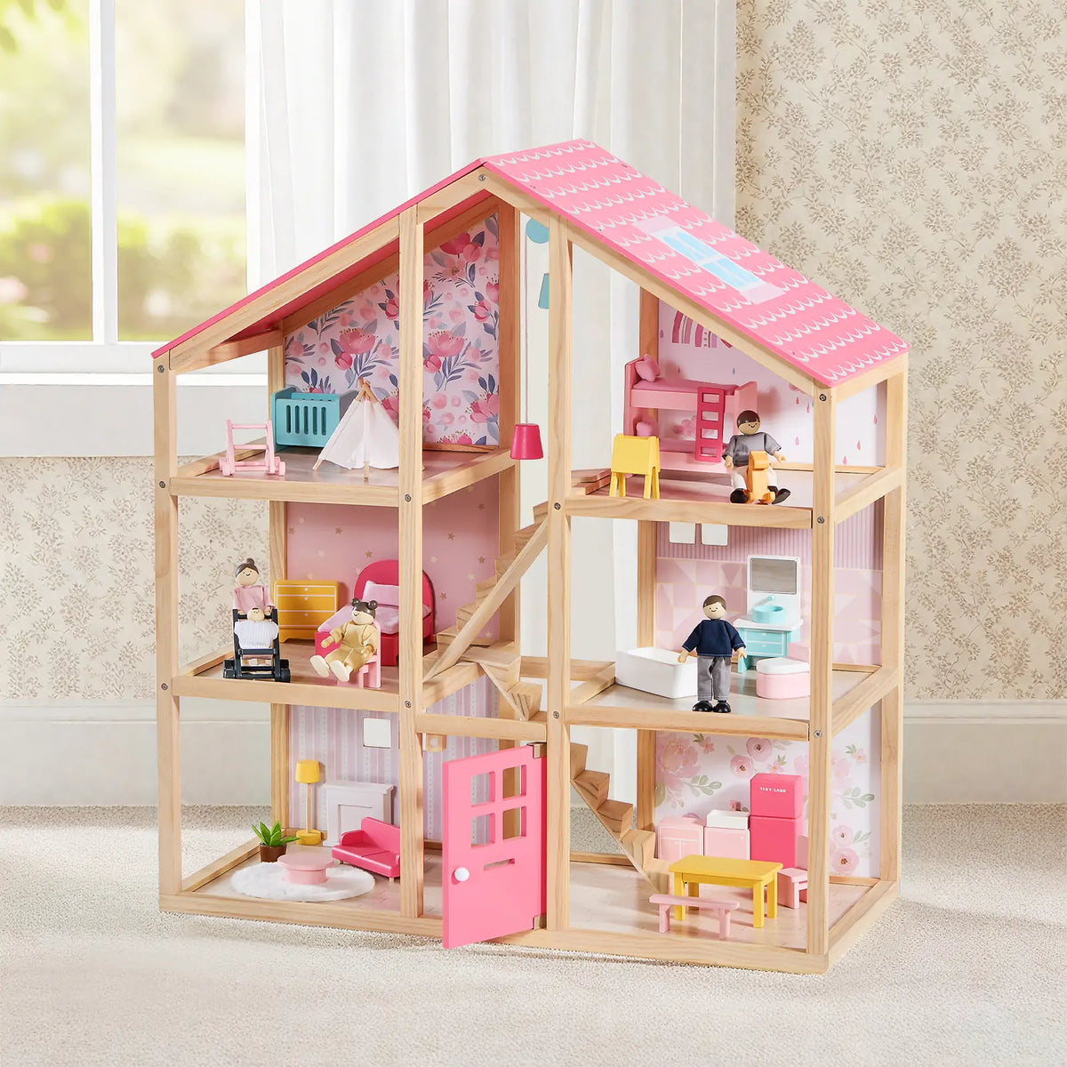 ® Sweetwood Love Dollhouse & Wooden Dollhouse Dolls