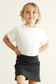 Premium Ivory Basic T-shirt Kids And Adult