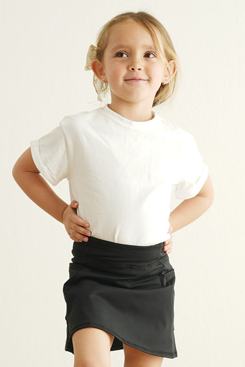 Premium Ivory Basic T-shirt Kids And Adult