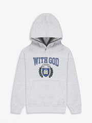 With God Cotton Fleece Hoodie