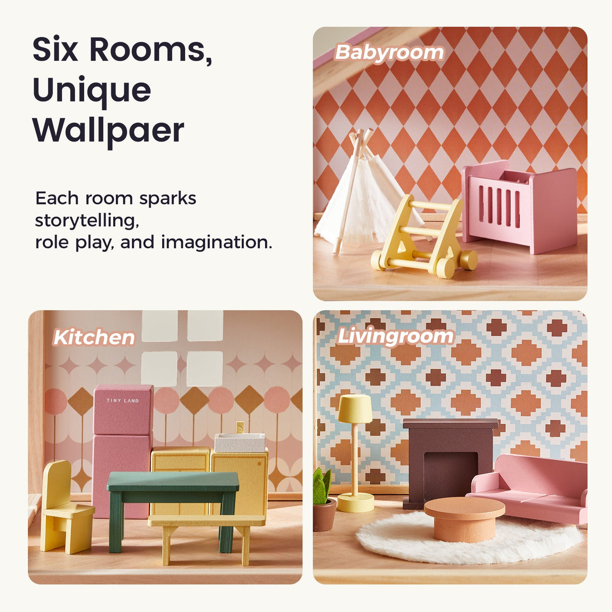 ® Sweetwood Dollhouse Without Dolls