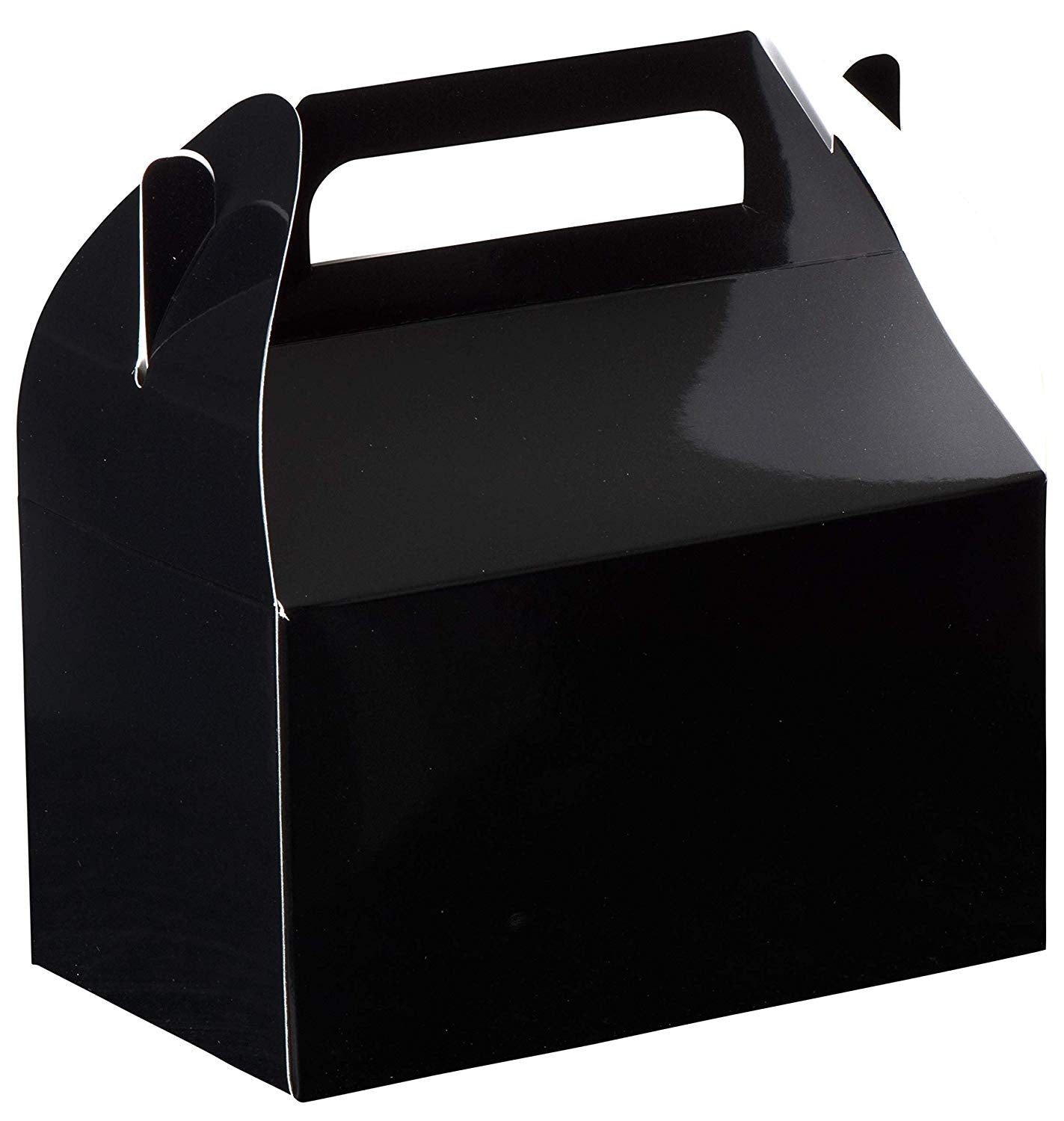 Black Party Favors Paper Treat Boxes 20 Pack 6.25" X 3.75" X 3.5"