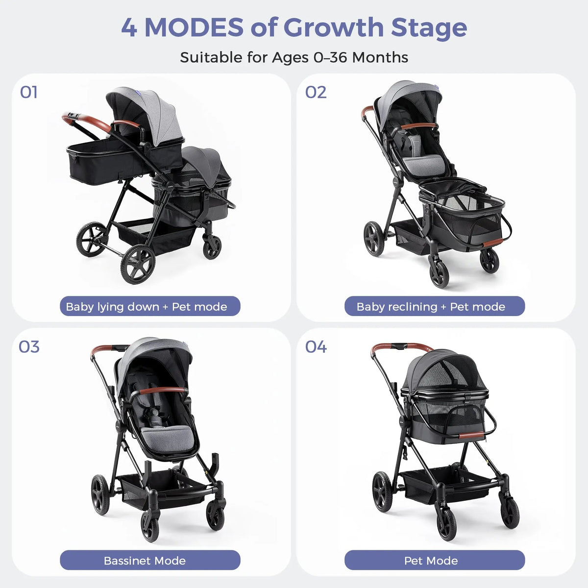 Wagon Stroller For Baby And Pet