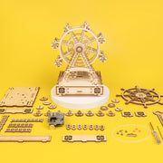 Diy Wooden Ferris Wheel Music Box Kit