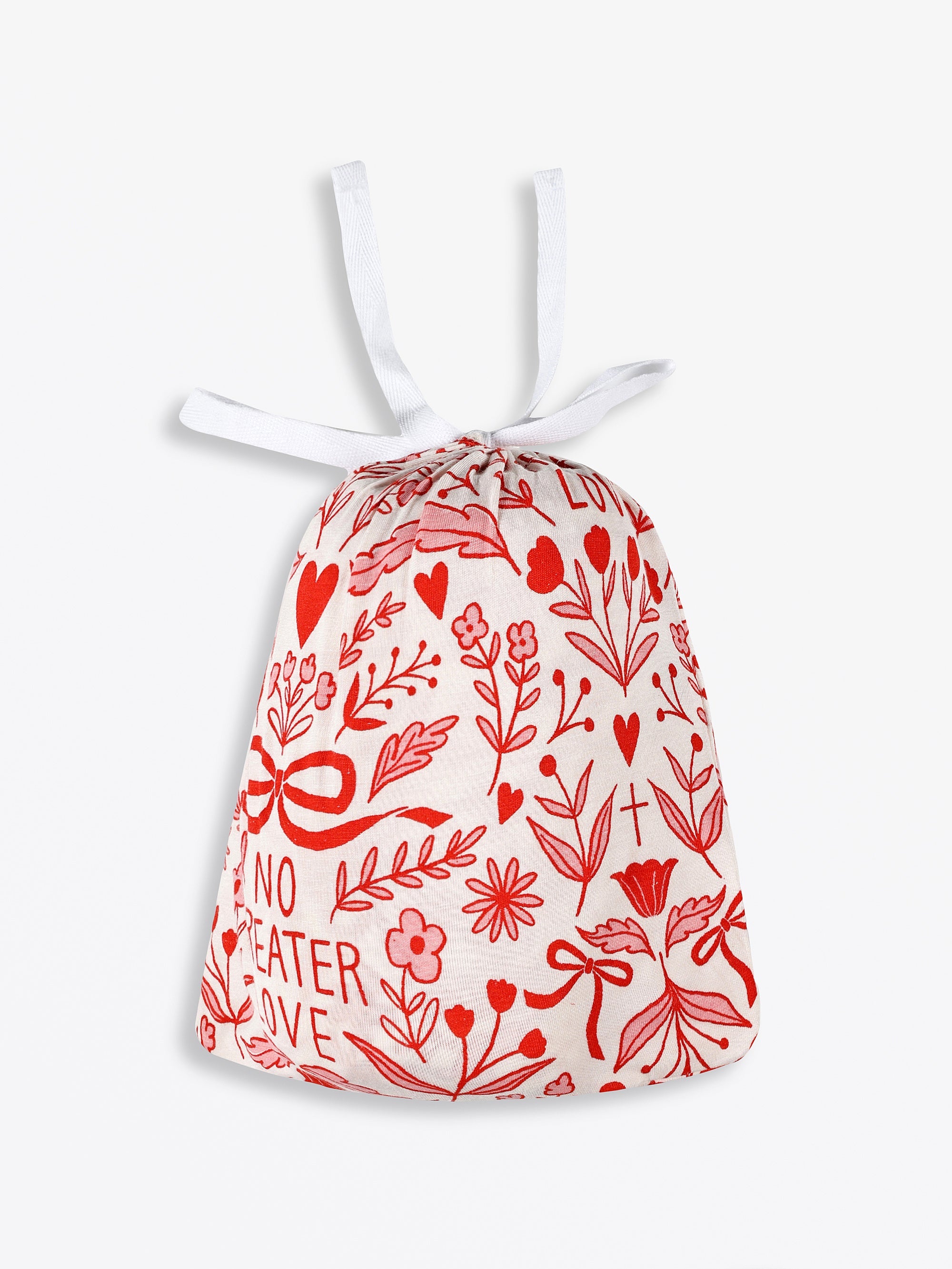 No Greater Love Pink Bedsheet Bamboo