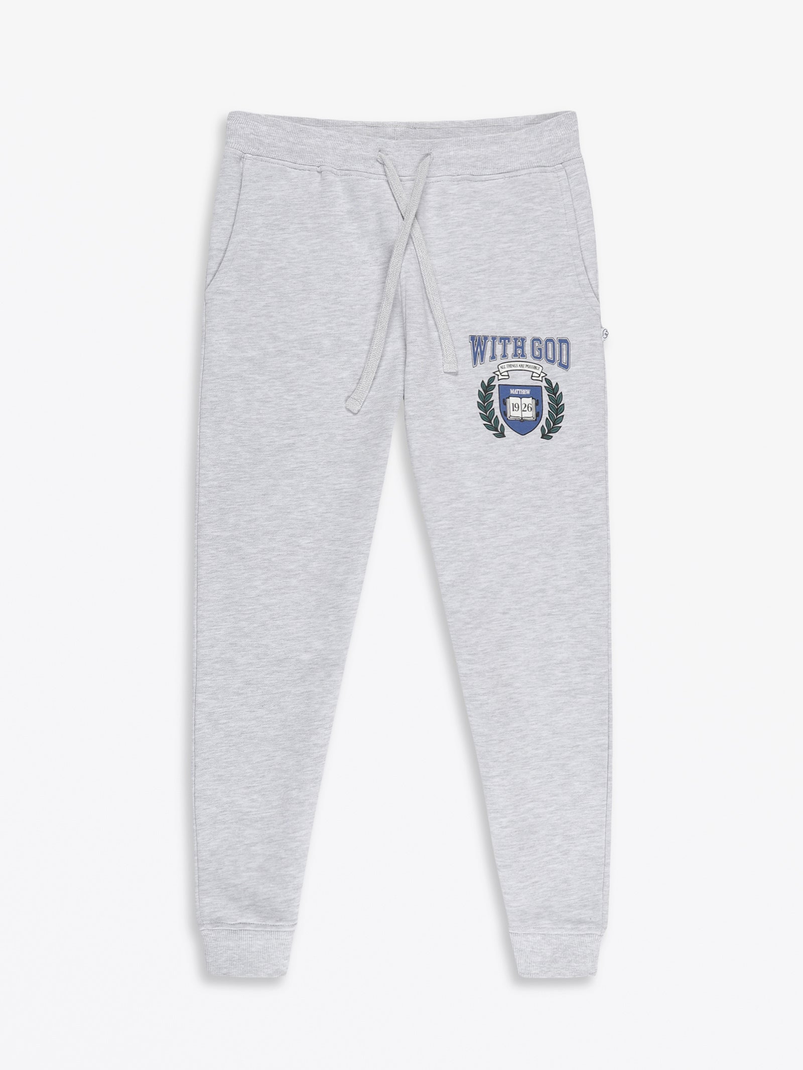 With God Cotton Fleece Jogger