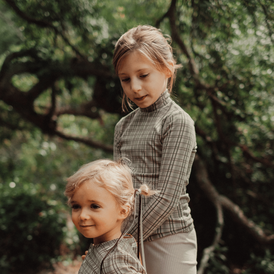 The Printed Turtleneck - Plaid