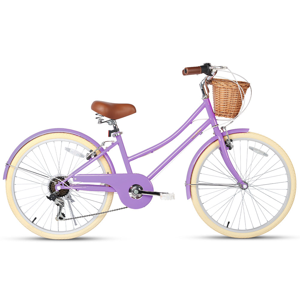 Glerc 24" Beach Cruiser Bike Kids Hybrid Bike - Missy