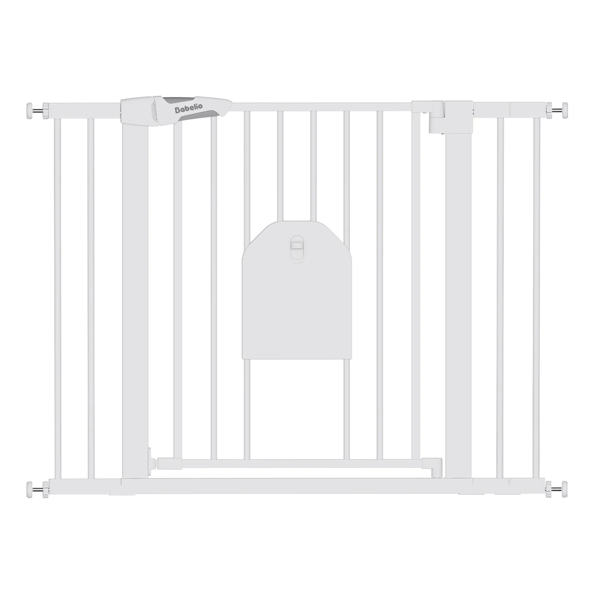 Catprivilege A7 | Adjustable Safety Gate With Lockable Pet Door