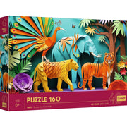 Kids 40th Anniversary Jungle 160 Piece Paper Art Puzzle