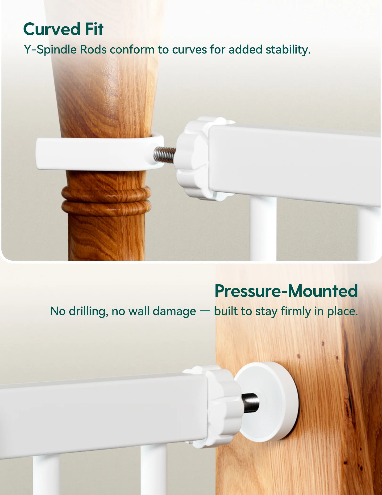 Pressguard C5&p7 | Versatile Baby Safety Gate For Spaces