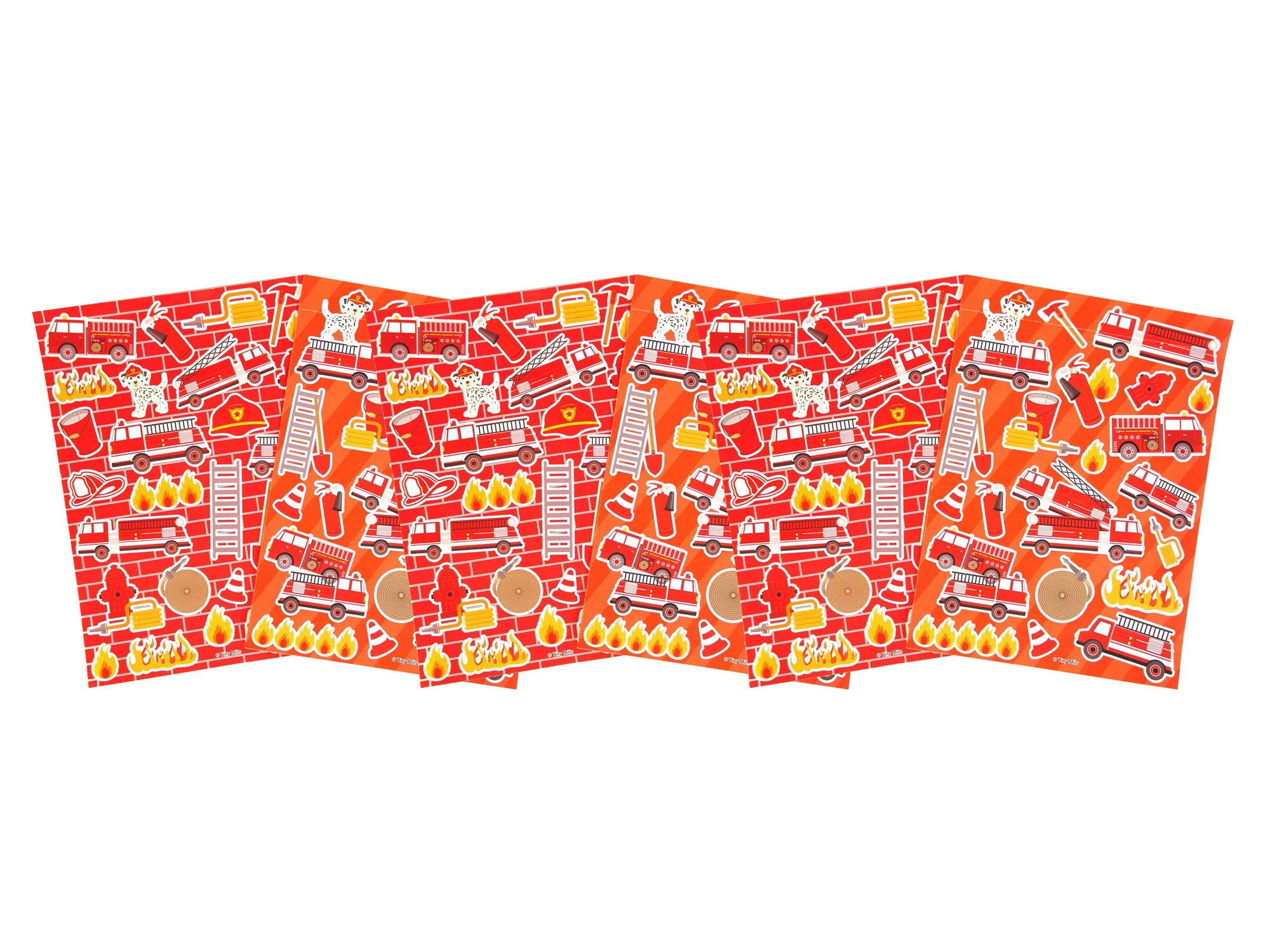 Fire Trucks Stickers