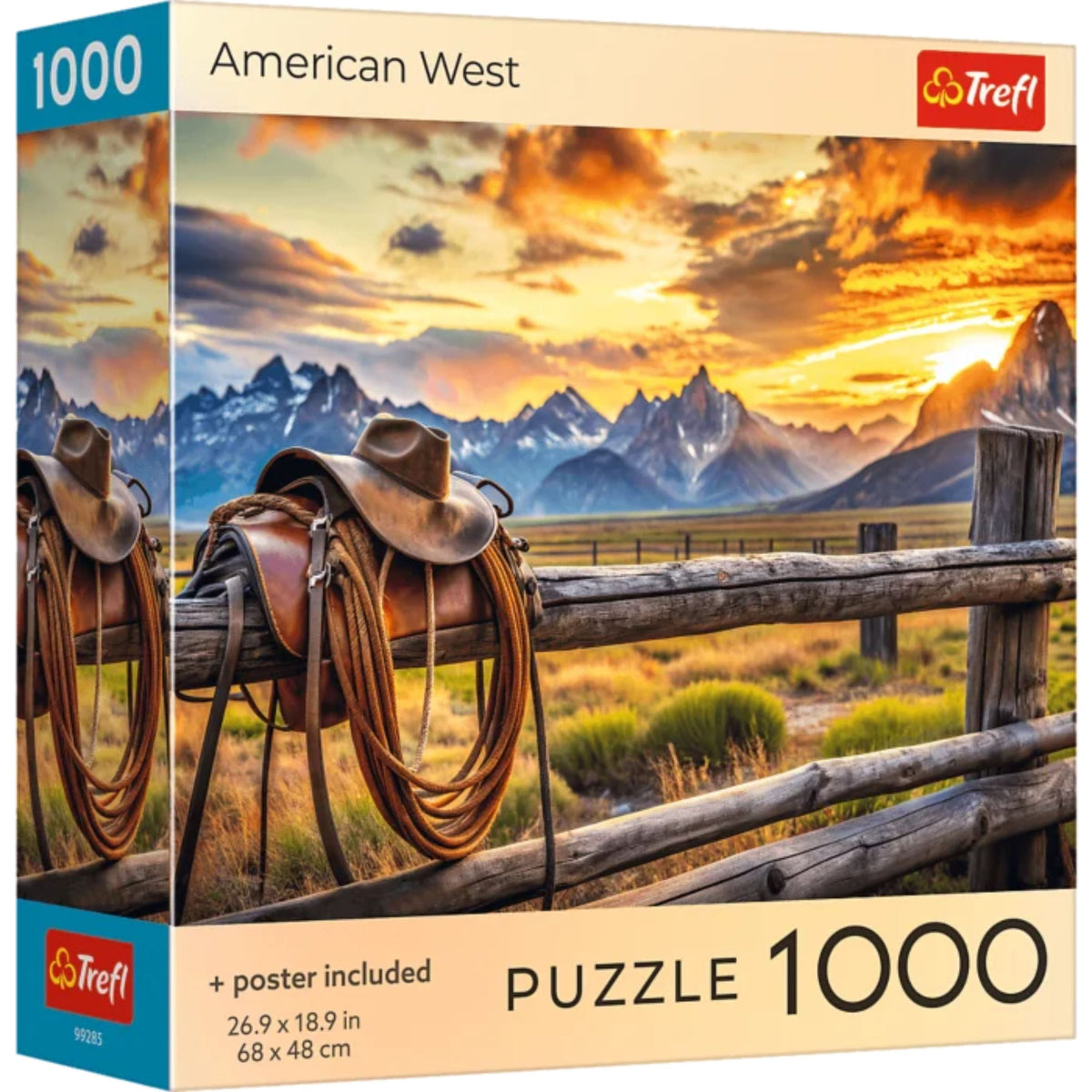 Red America West 1000 Piece Puzzle