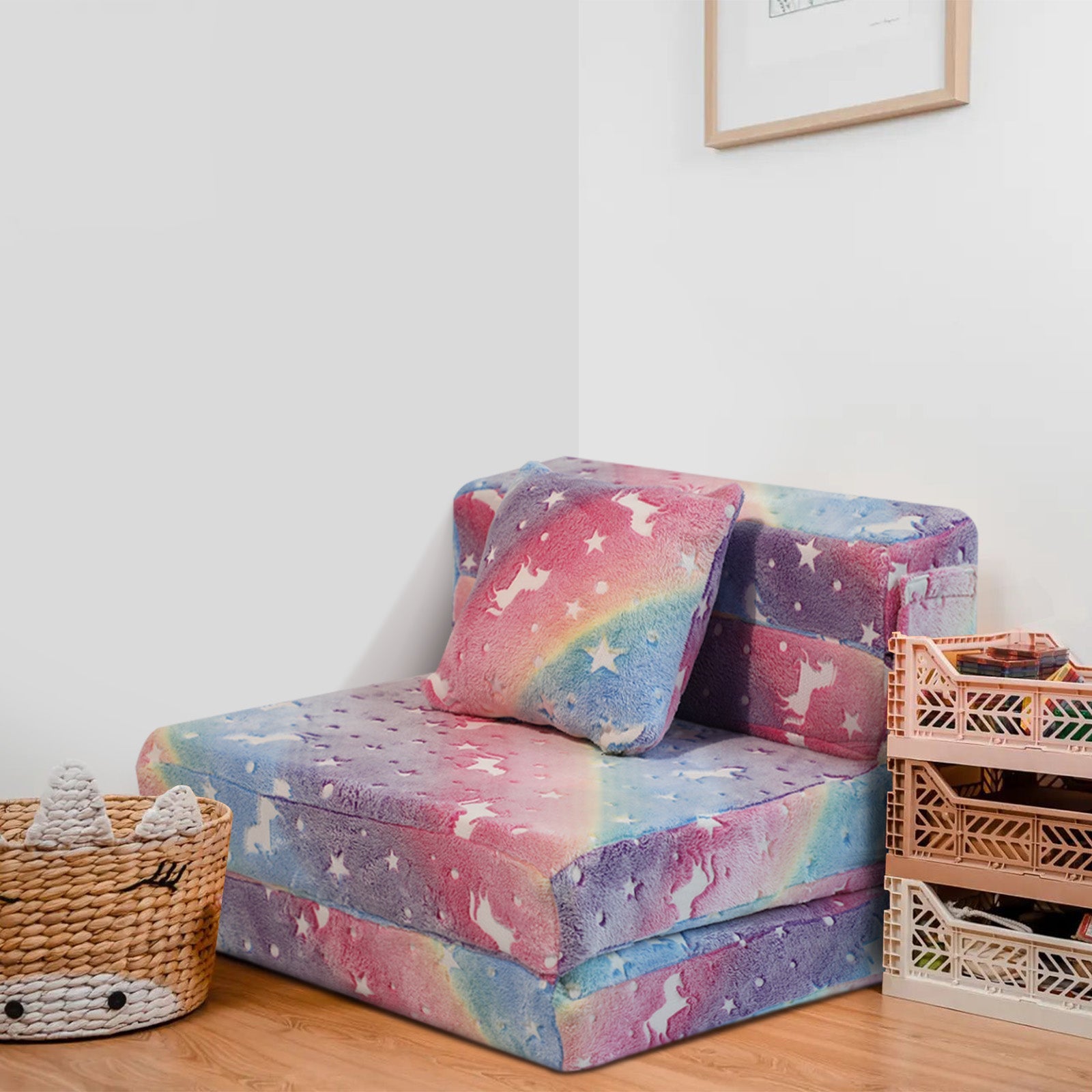 Convertible Kids Foldable Floor Mattress