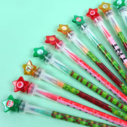 Pixels Stackable Crayon With Stamper Topper