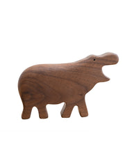 Rattle Wooden Hippo