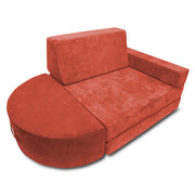 5 Piece Soft Furniture Playset Modular Microsuede Foam Play Couch For Creative Kids
