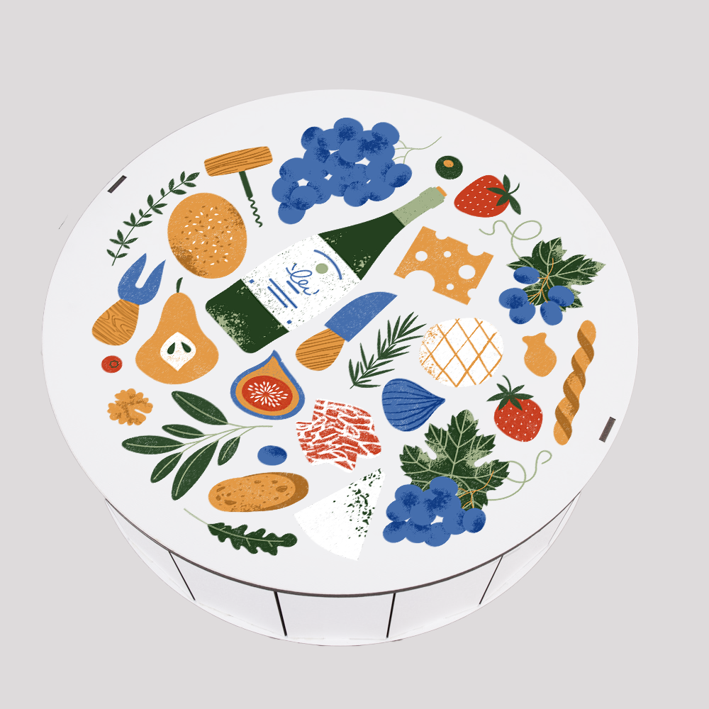Food Gift Boxes Round