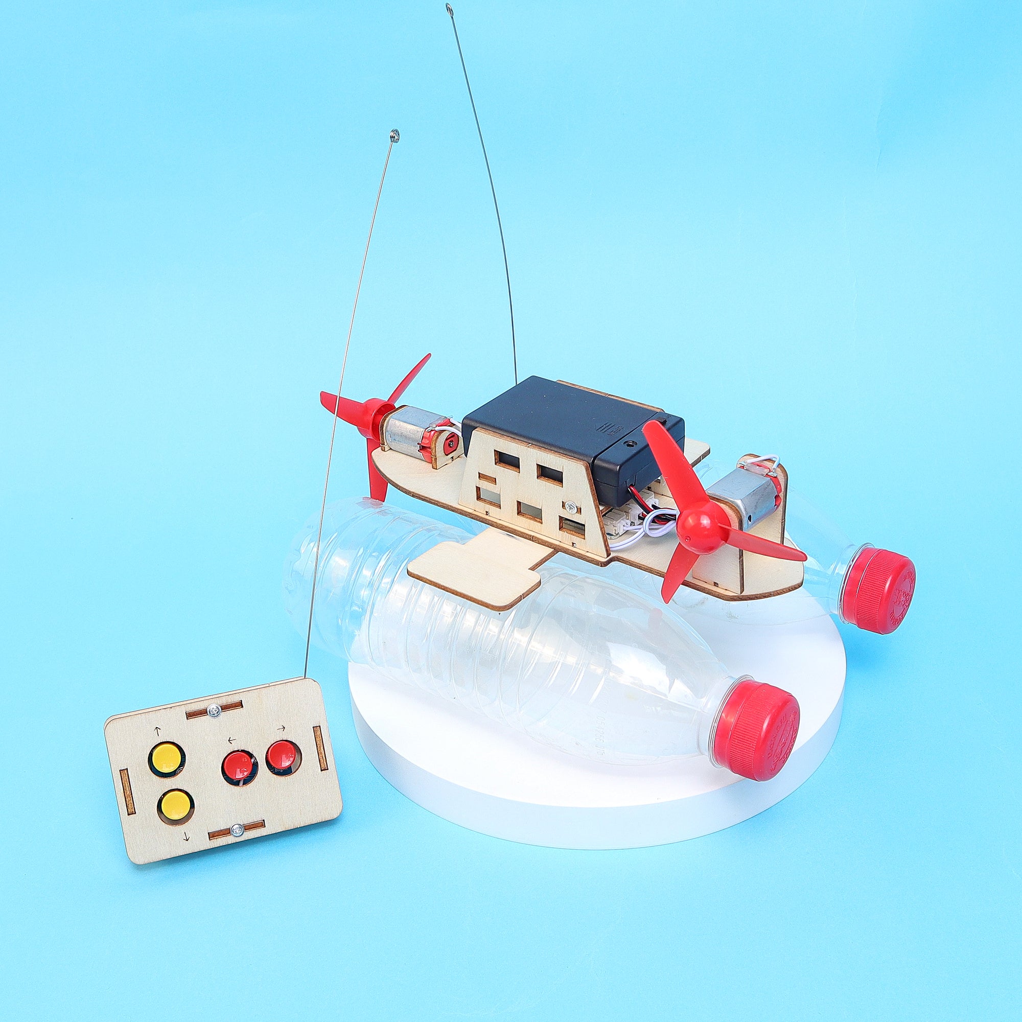 Rc Propeller Boat Diy Kit, Educational Stem Toy