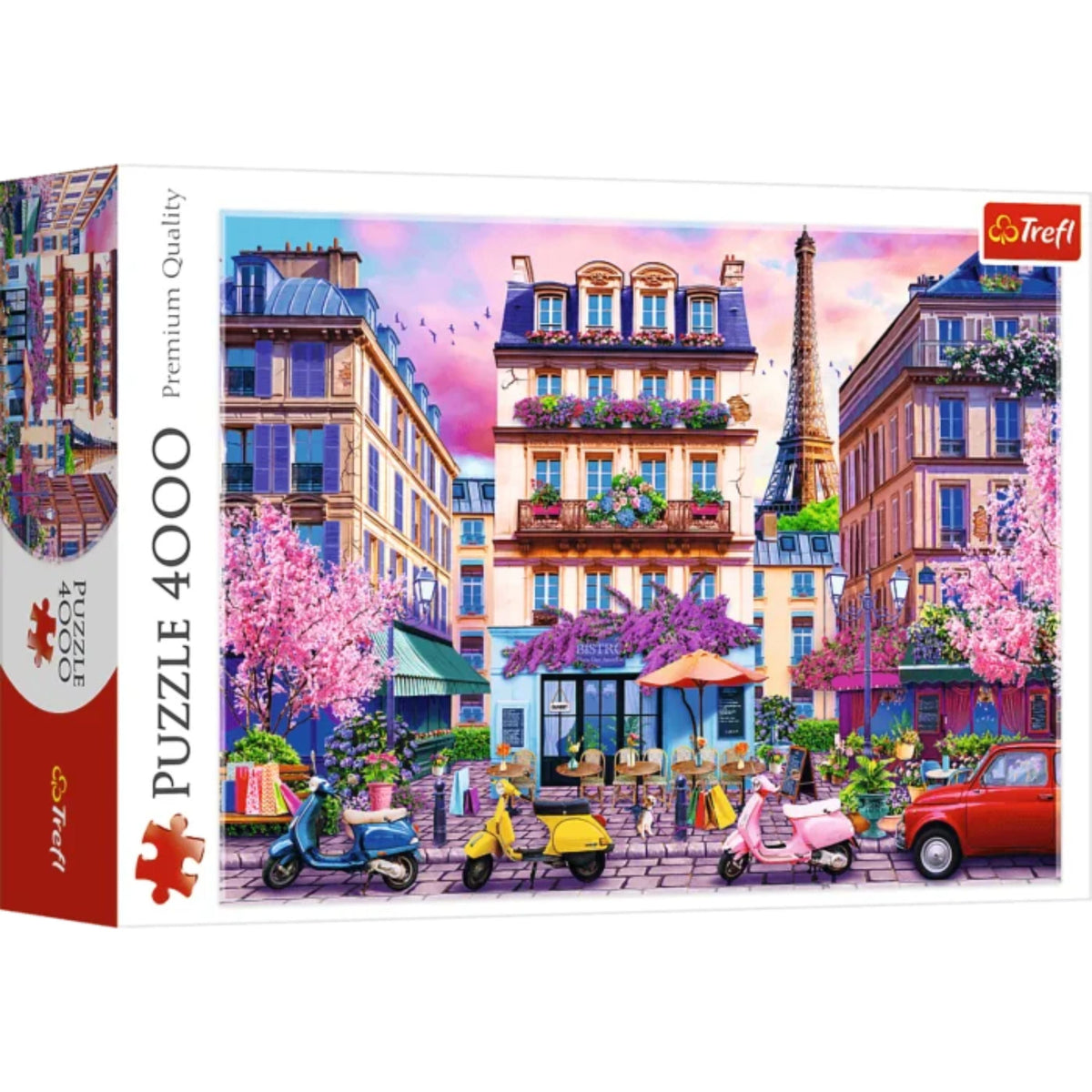 Red Spring In Paris 4000 Piece Puzzle