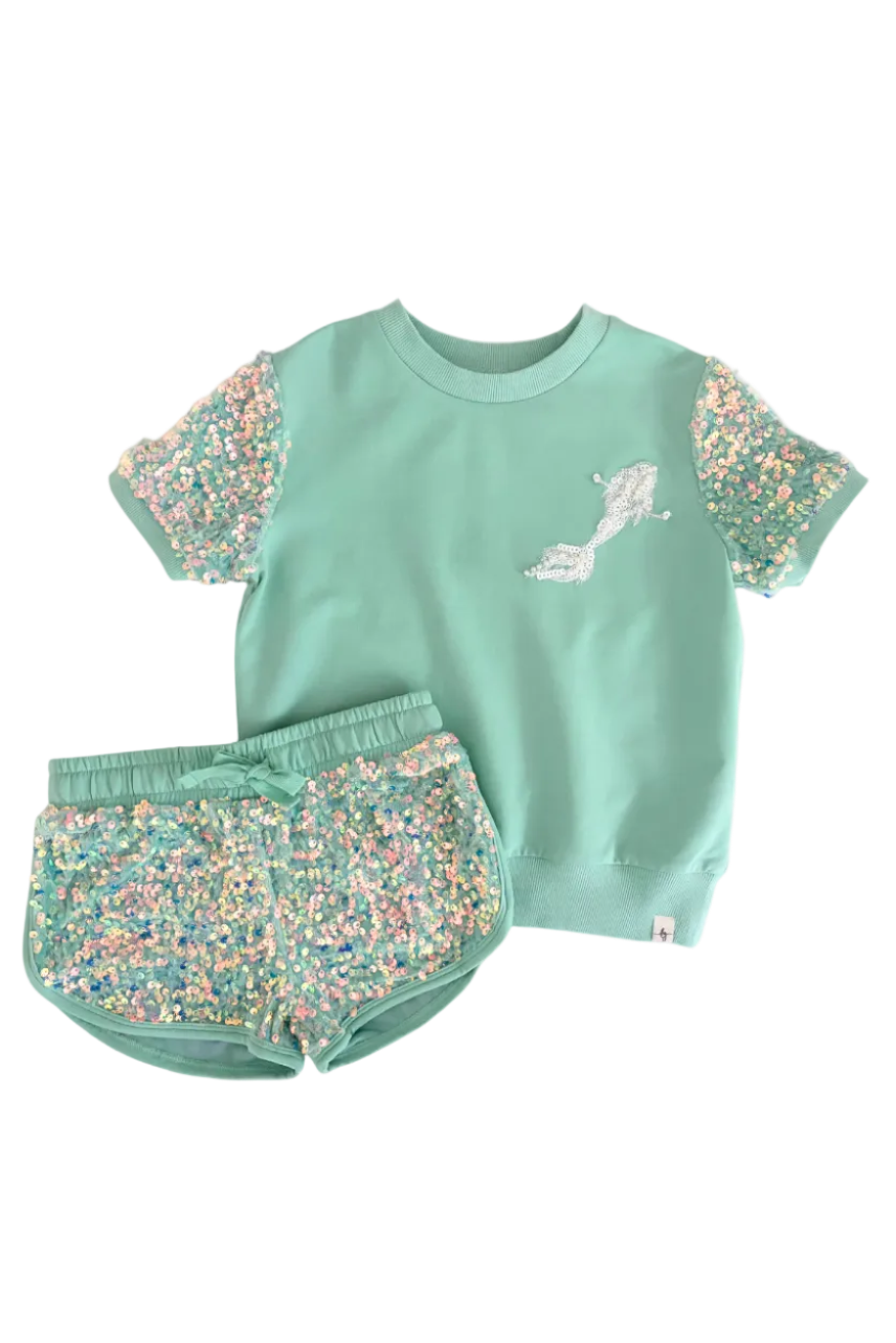 Sparkle Sport Set ~ Mermaid