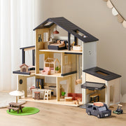 ® Sweetwood Edge Dollhouse & Wooden Dollhouse Garage