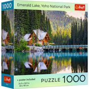 Red Emerald Lake Yoho National Park 1000 Piece Puzzle