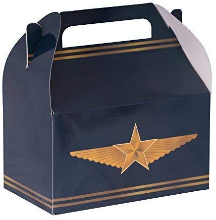 Paper Treat Boxes 20 Pack 6.25" X 3.75" X 3.5" Pilot Design