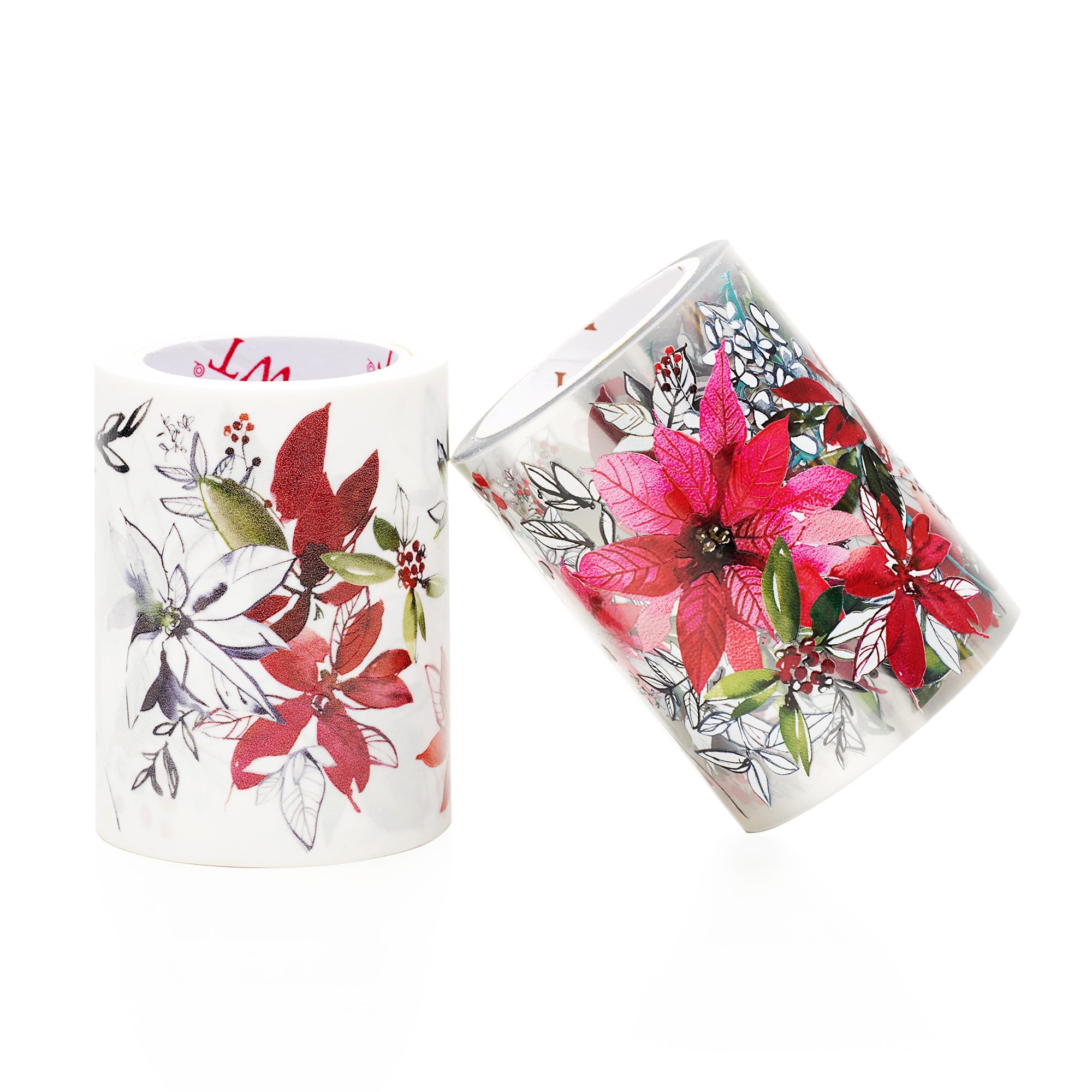 Poinsettia Wide Washi / PET Tape by The Washi Tape Shop