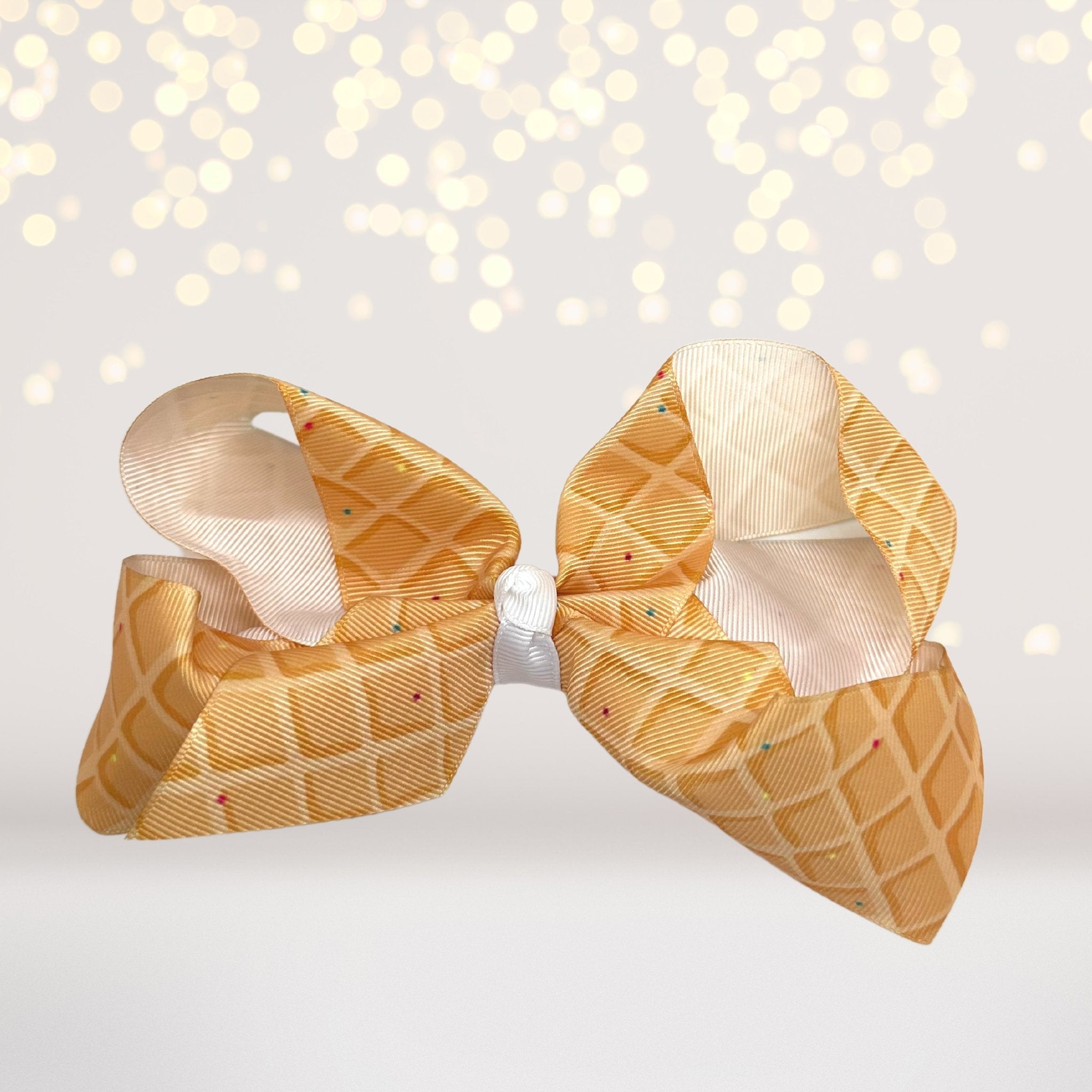 Ice Cream Cone Bow For Hair
