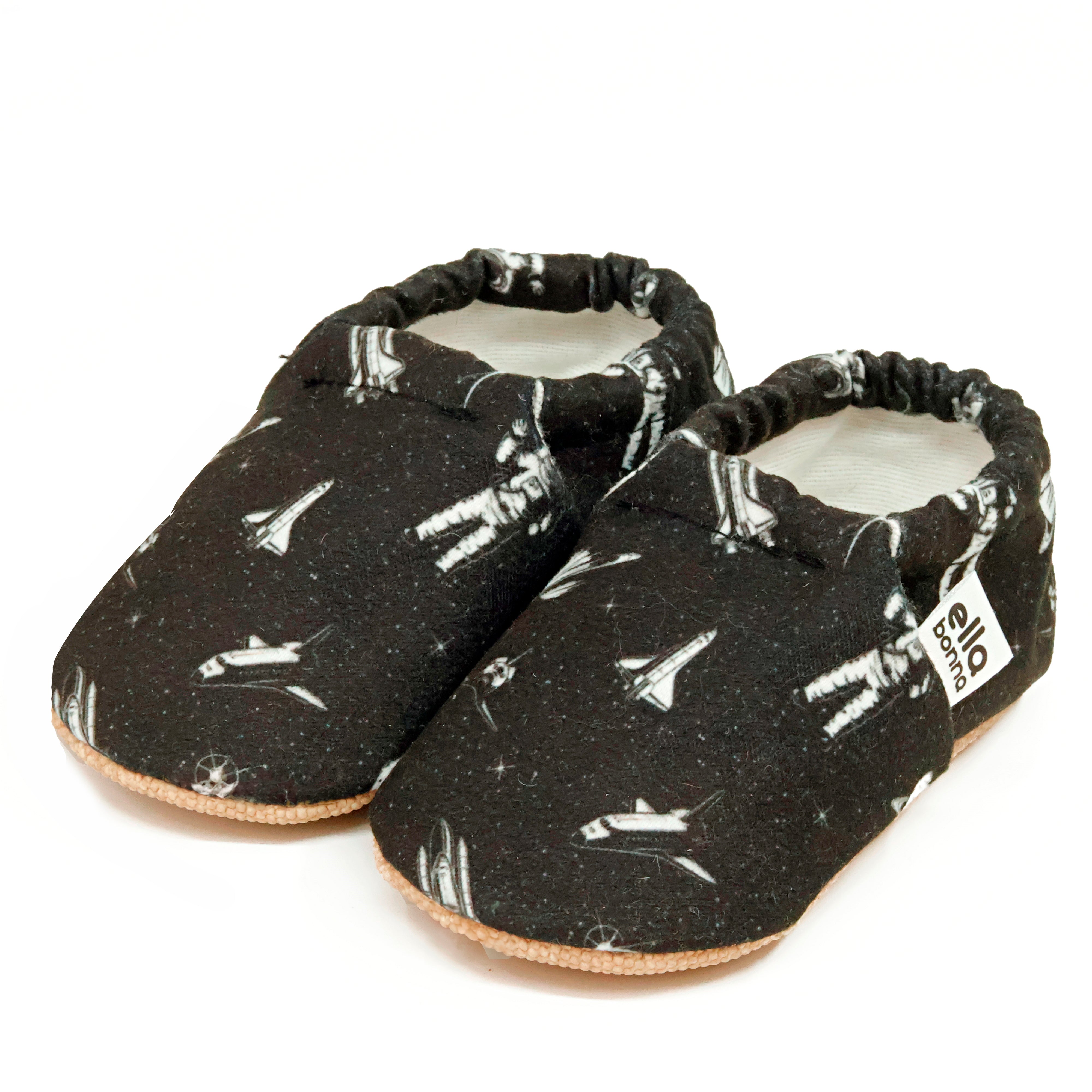 Ella Bonna Non-slip Sole Astronaut And Space Patterned Baby Booties, Home Boot Slippers Nursery Shoes