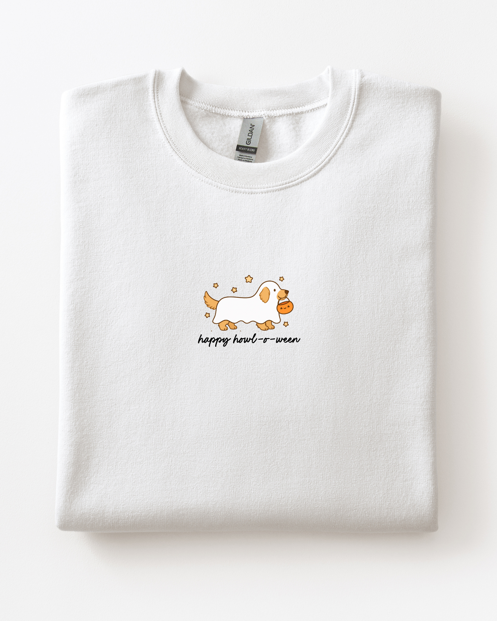 Happy Howl-o-ween Golden Retriever Sweatshirt