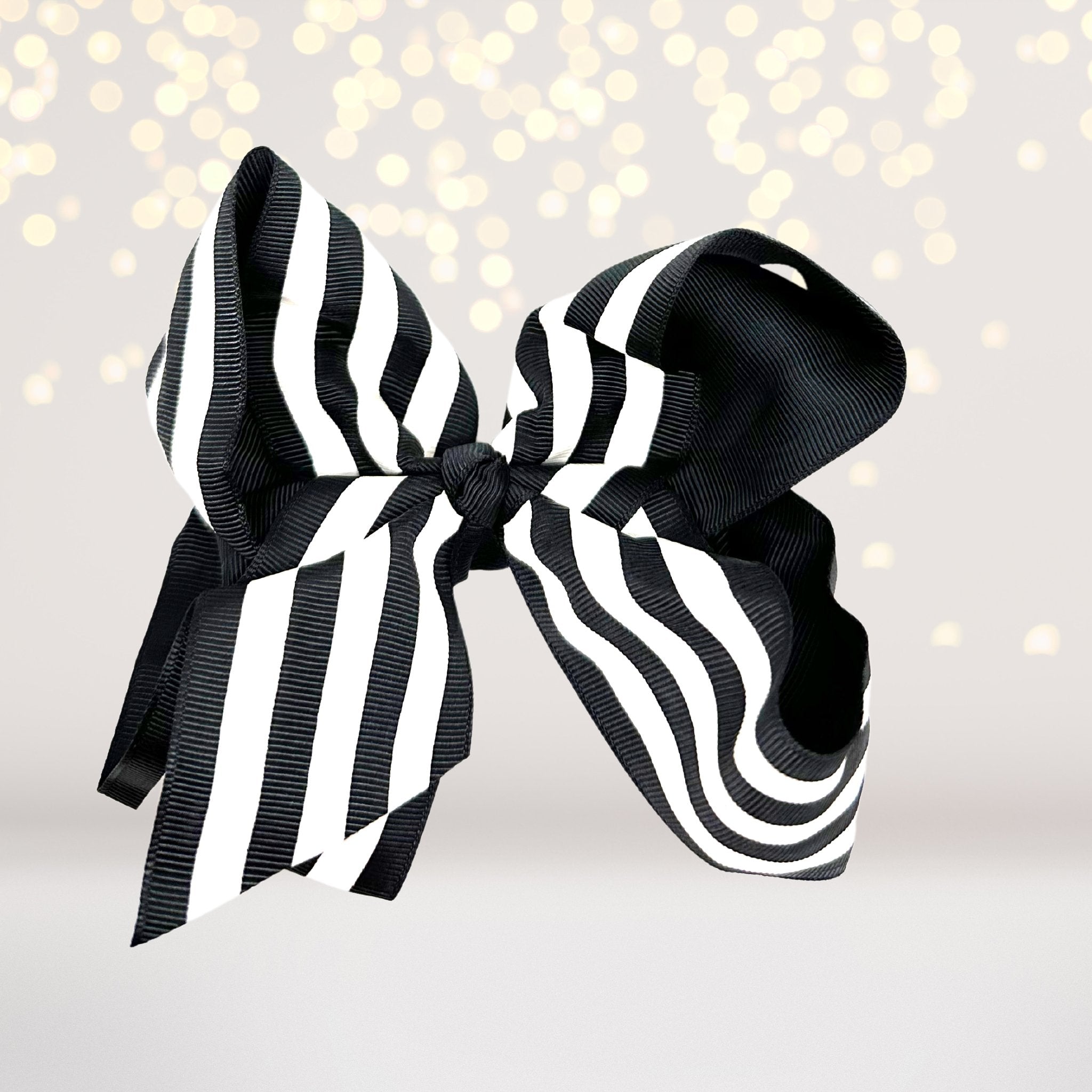 6 Inch Stripe Bow