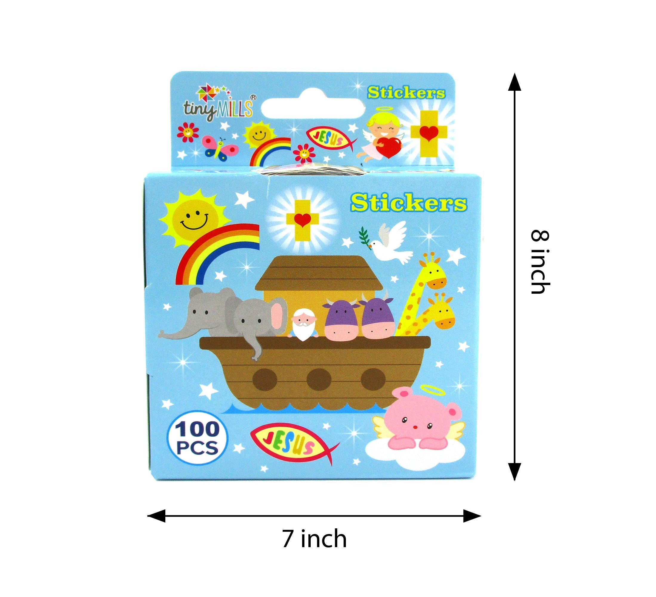 Religious Stickers 100 Stickers/dispenser, Pack Of 1, 6 Or 12 Dispensers