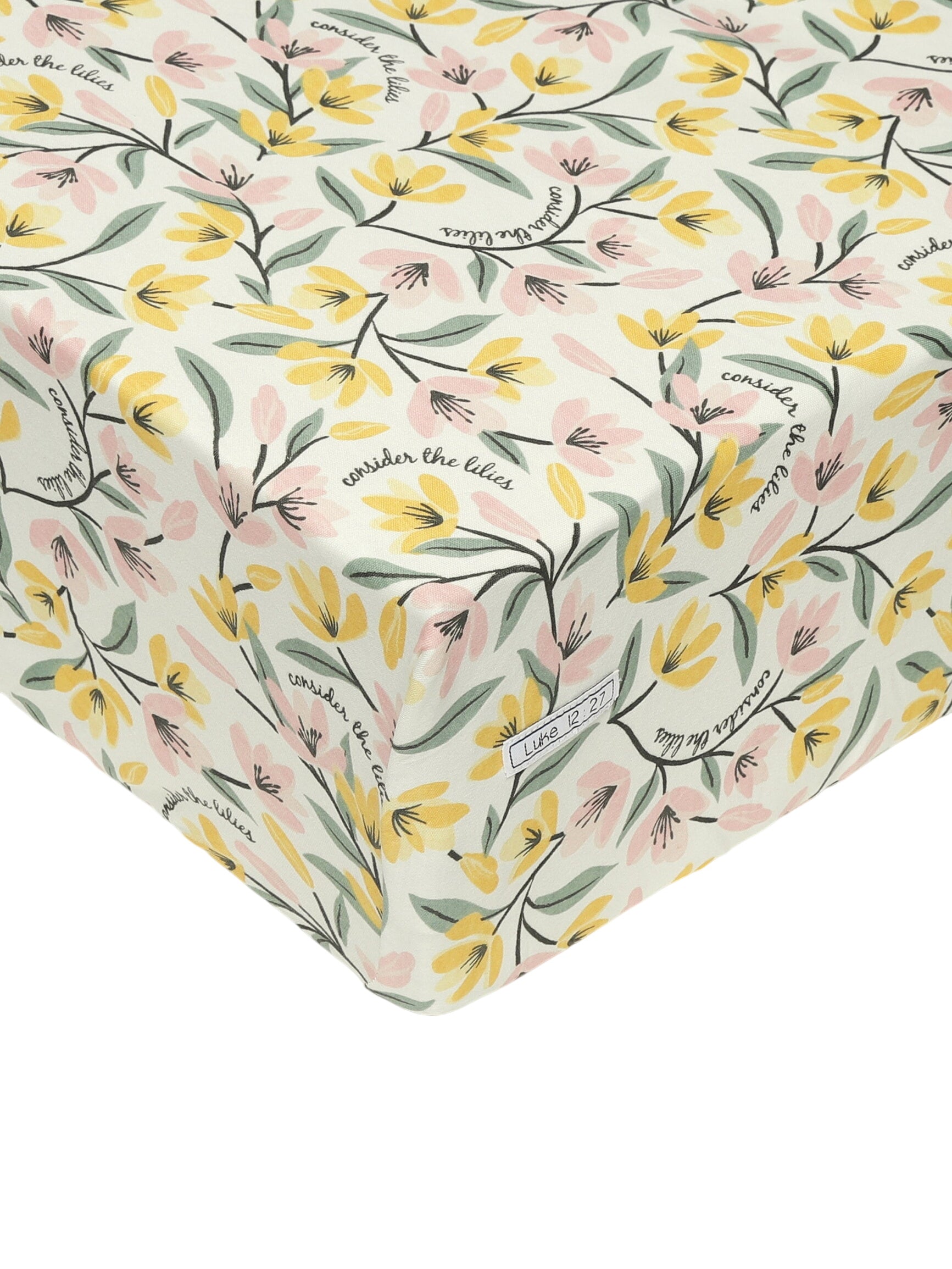 Consider The Lilies Bedsheet Cotton