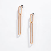 Paperclip Drop Earrings