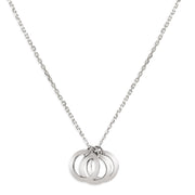 Mysha Personalized Triple Ring Of Love Pendant