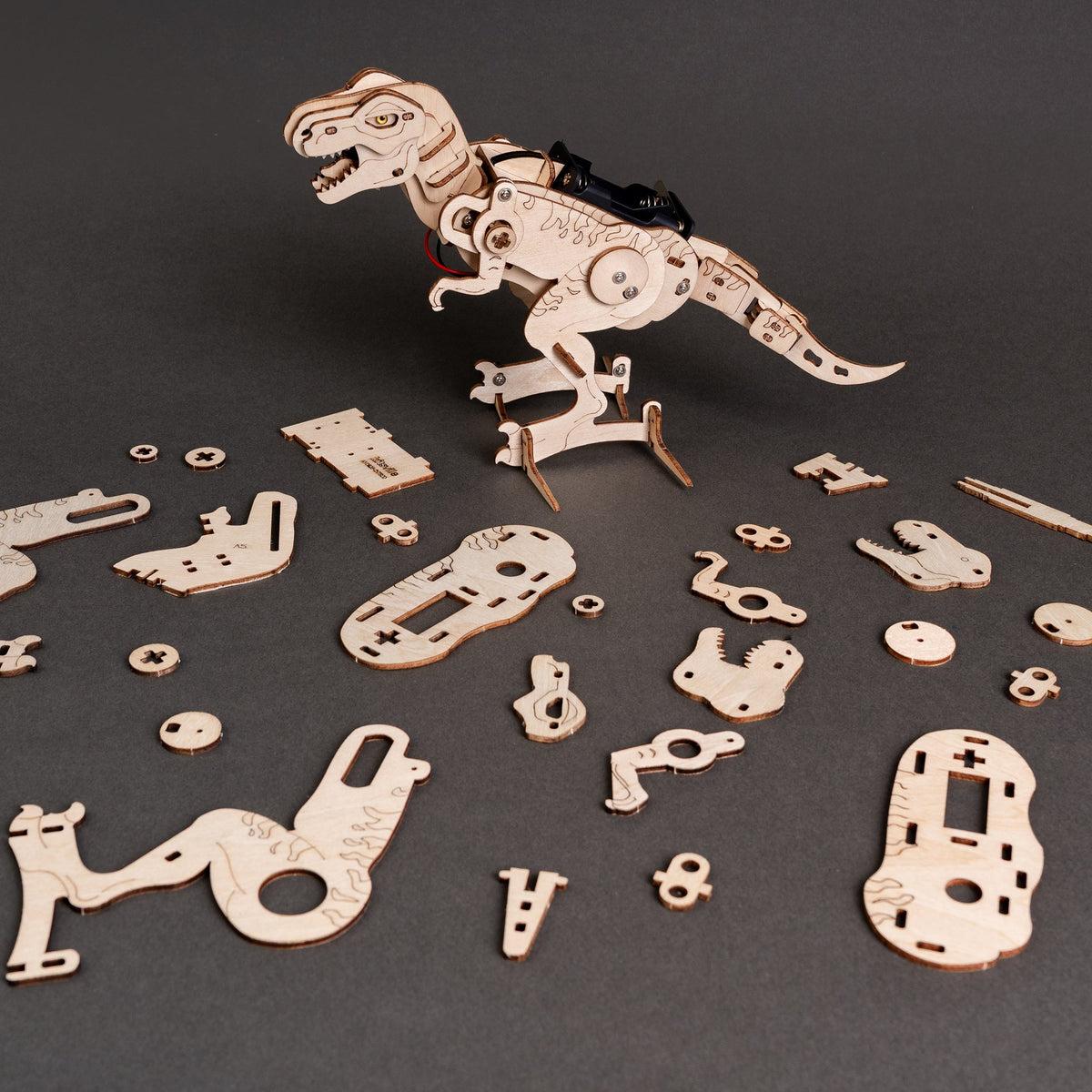 T-Rex Robot STEM Kit — Build a Walking Dinosaur