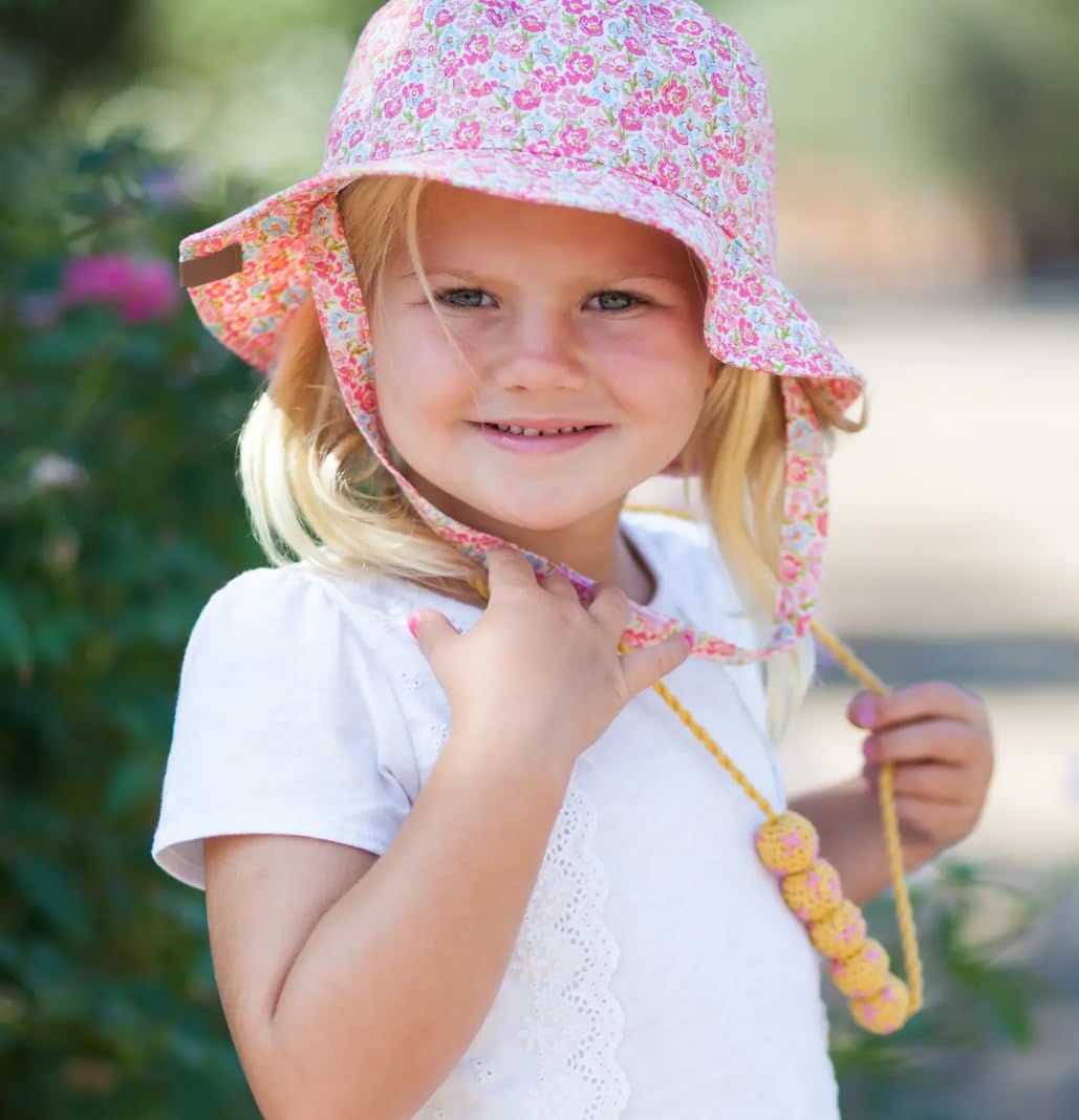 Toddler/little Kids Bucket Sun Hat (1-2y) (2-6y) Pink Floral