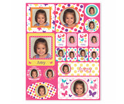Picture Perfect Personalized Stickers - Pink