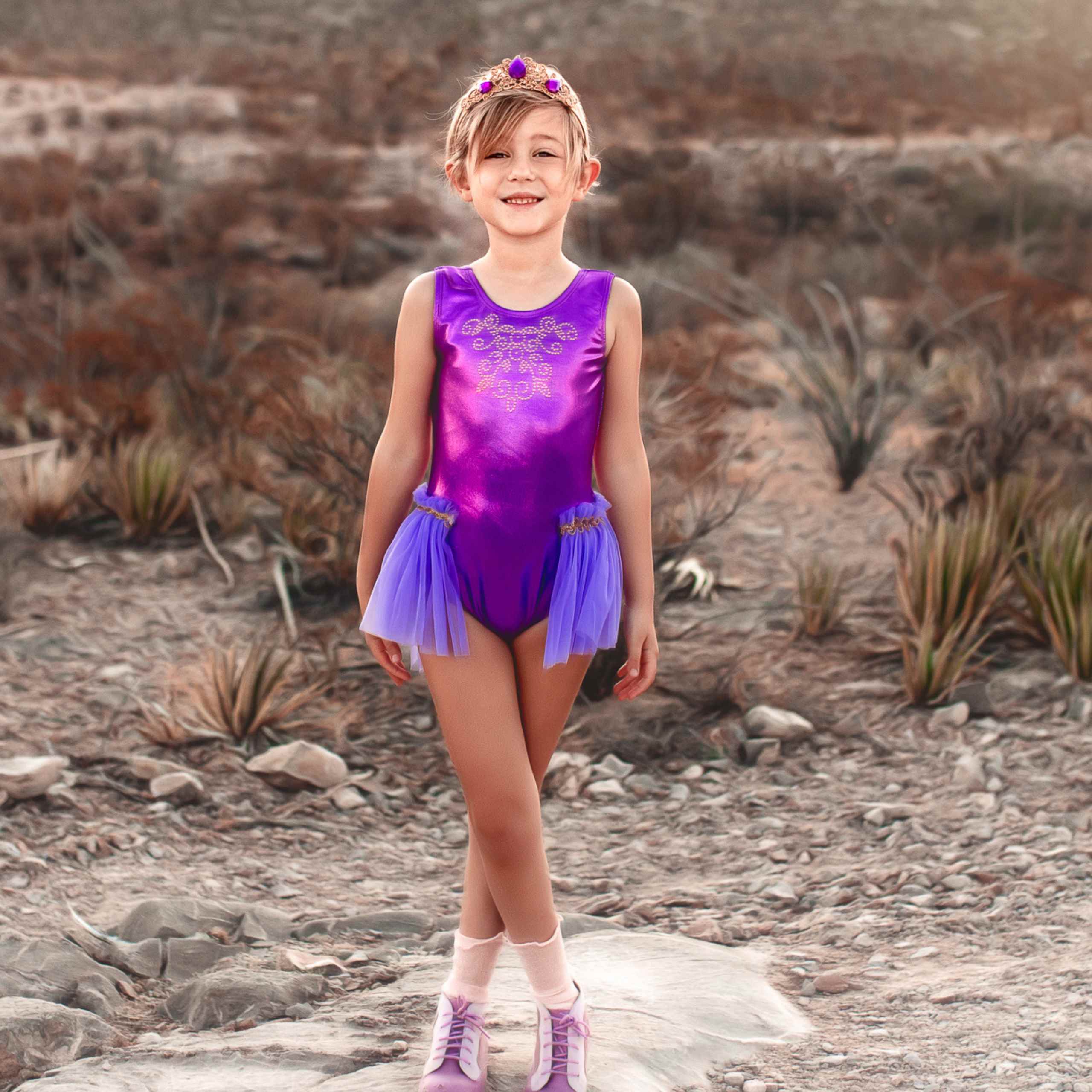 Extravaganza Leotard Tutu Set - Purple
