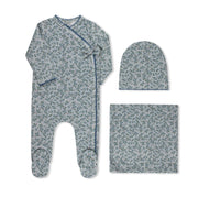 Floral Faux Wrap Collection Blue - Full Set