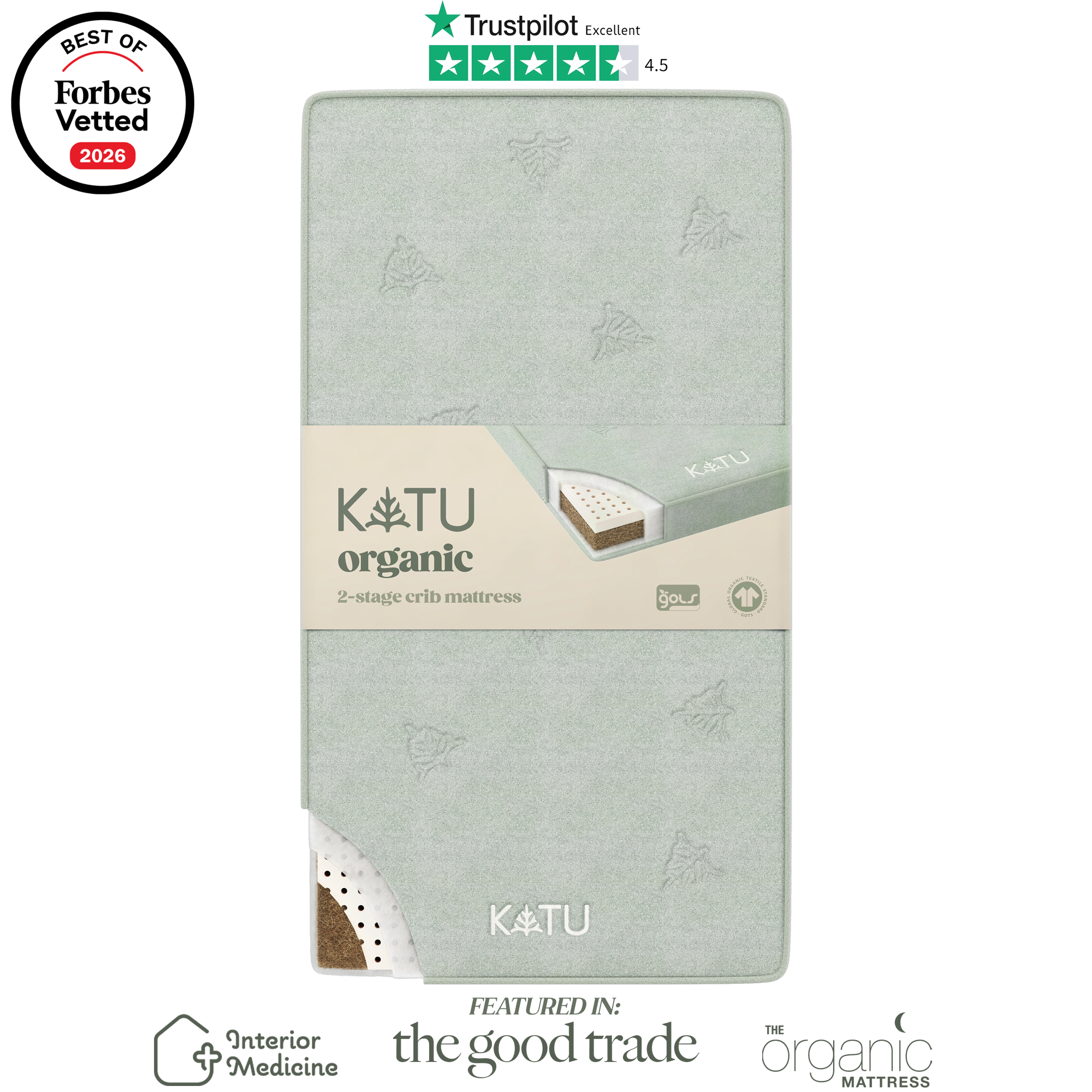 Organic 2-stage Crib Mattress