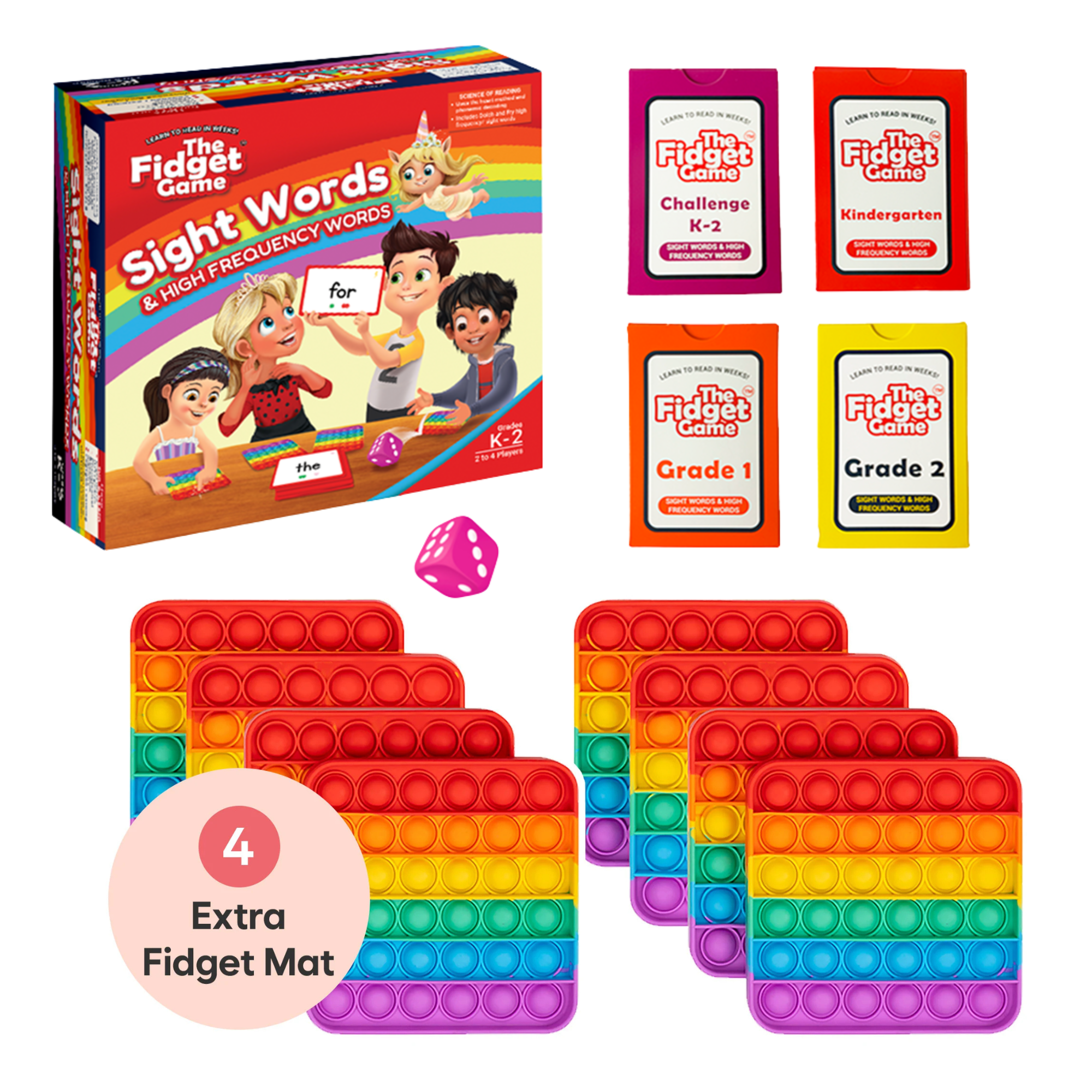 Sight Words + Extra Rainbow Mats
