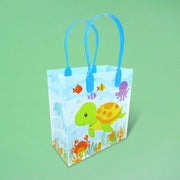 Ocean Life And Turtles Party Favor Bags Treat Bags - Set Of 6 Or 12
