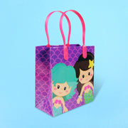 Mermaid Party Favor Bags Treat Bags - Set Of 6 Or 12