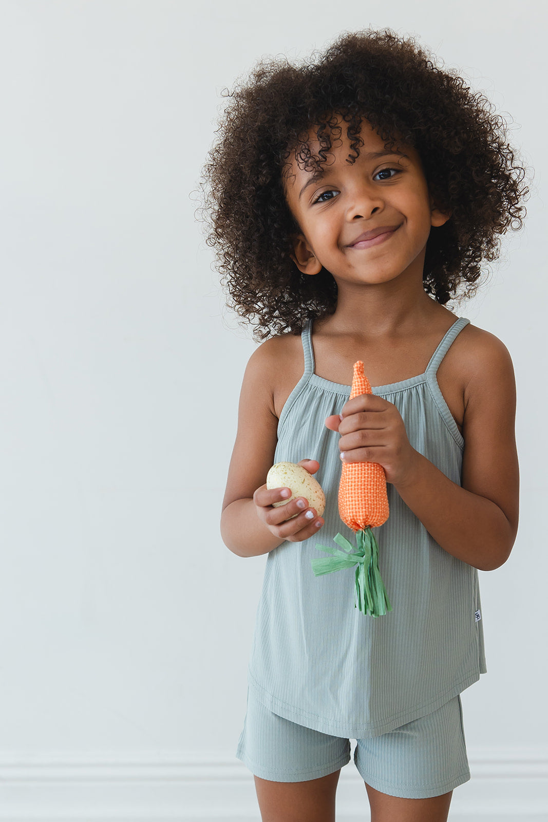 Sage (ribbed) - Tank Short Set