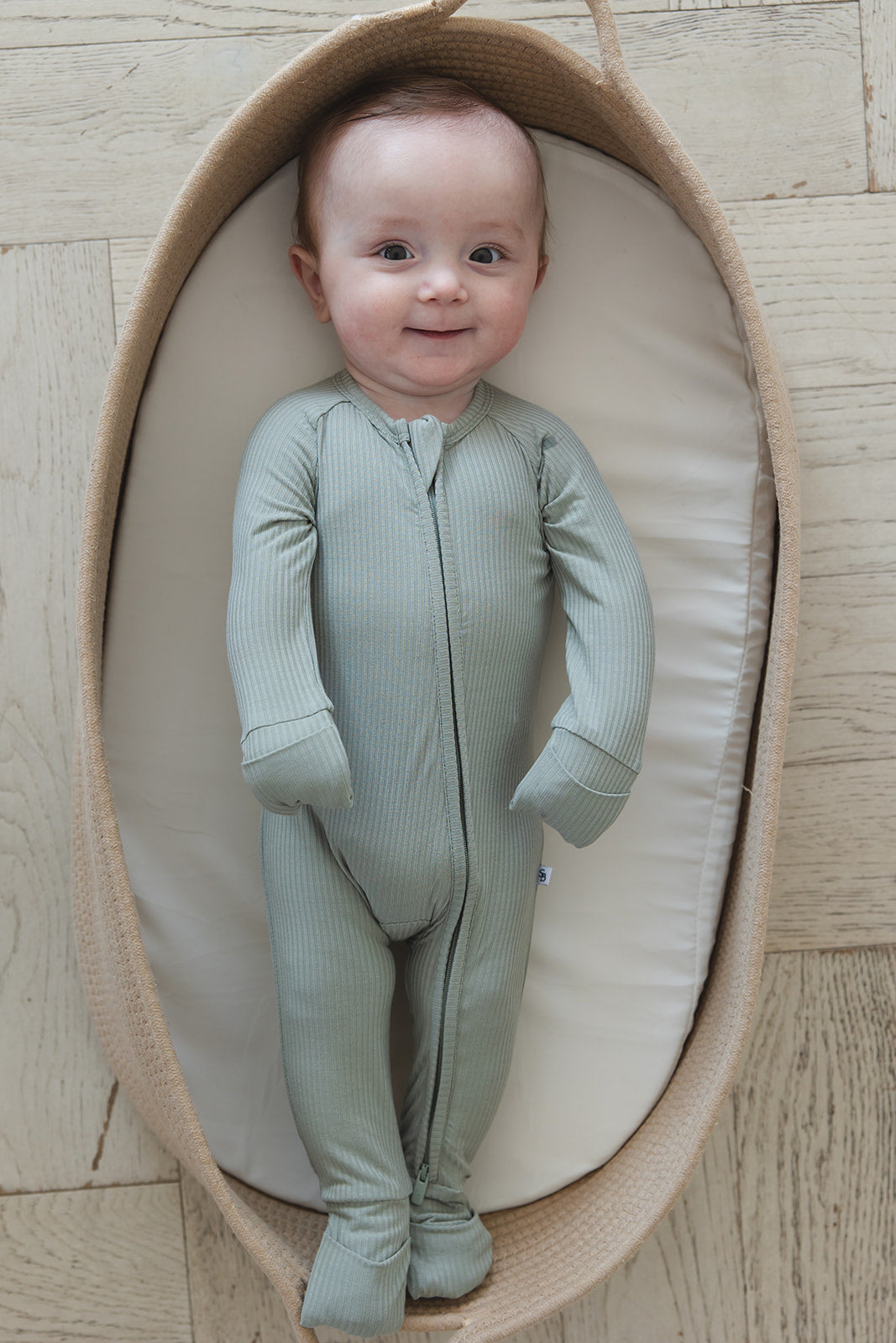 Sage (ribbed) - Zippy